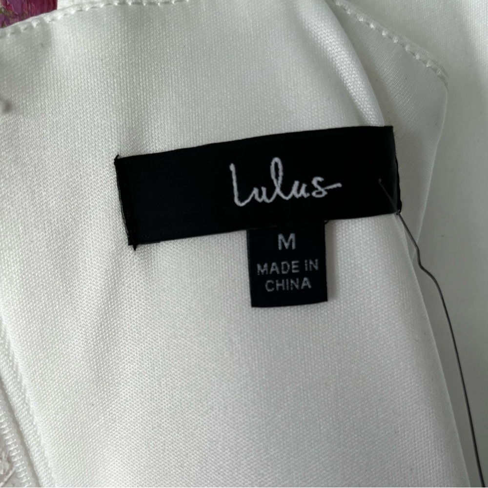Lulus White Divine Ruffle Skater Mid Thigh Dress - Picture 7 of 10